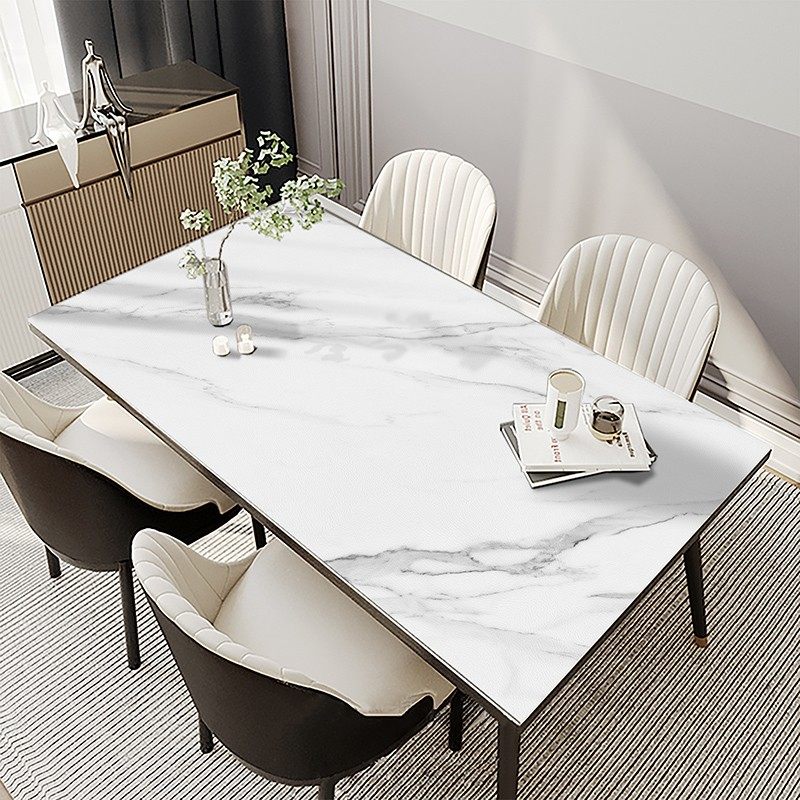 仿大理石纹桌布防水防油防烫免洗餐桌垫级感茶几垫子,居家布艺,桌布,淘宝优惠券,粉丝福利购,淘宝优惠卷