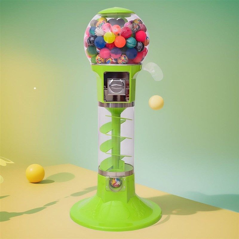 新款一元两元投币扭蛋超市自助售货螺旋器弹力球扭蛋,玩具/童车/益智/积木/模型,游艺机/娃娃机/扭蛋机,淘宝优惠券,粉丝福利购,淘宝优惠卷