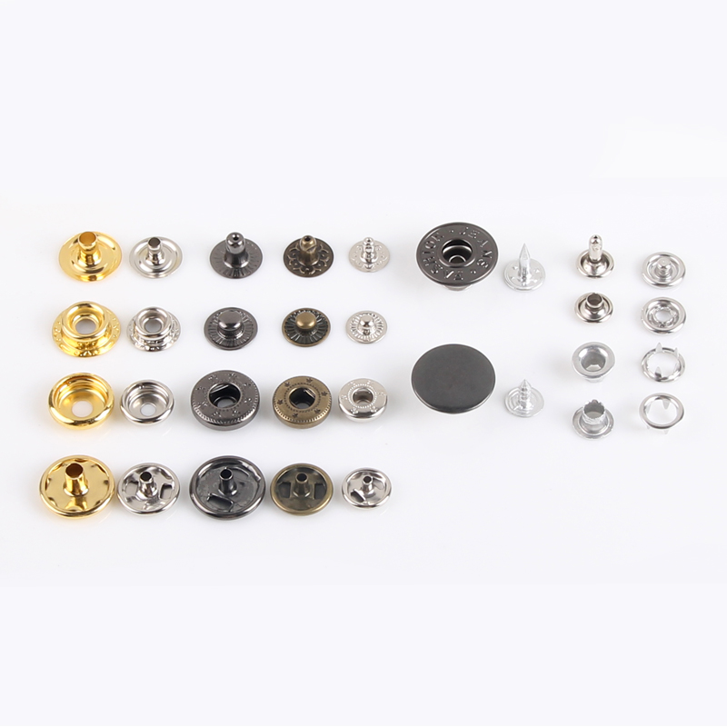 DIY金属四合扣五爪暗扣弹簧按扣鸡眼铆钉牛仔扣打孔手工安装工具