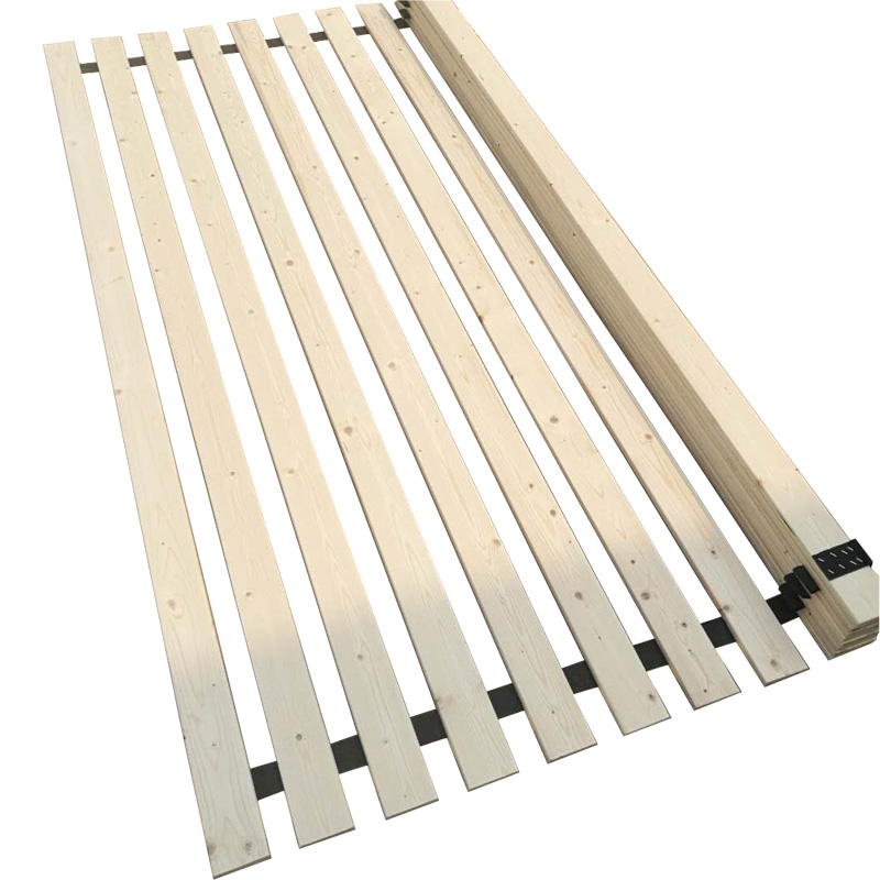 透气床板折叠伸缩排骨架米1.8m高箱床板松木定制实木无漆