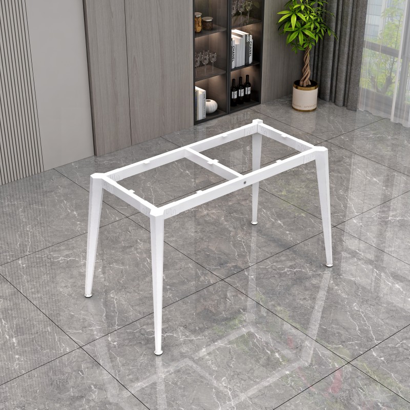 定制岩板玻璃大板学习桌架长条形会议洽谈办公桌腿支架家用餐桌脚