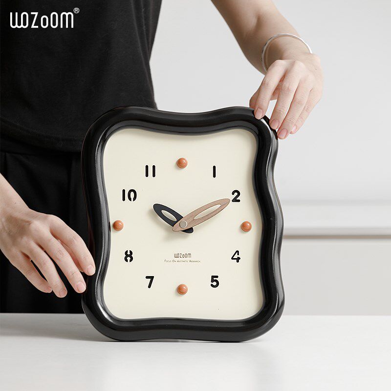 WOZOO屋准客厅桌面奶油风时钟玄关入户电视柜级感装饰品,家居饰品,桌面摆件,淘宝优惠券,粉丝福利购,淘宝优惠卷