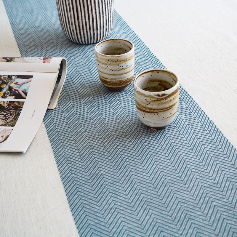 椭圆形餐桌布艺家用客厅茶几台布餐厅桌布自带桌旗in风桌罩