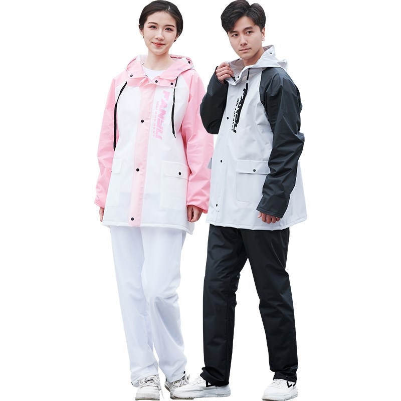 雨衣雨裤套装分体防全身暴雨长款摩托车电动电瓶车外卖骑手厚雨披