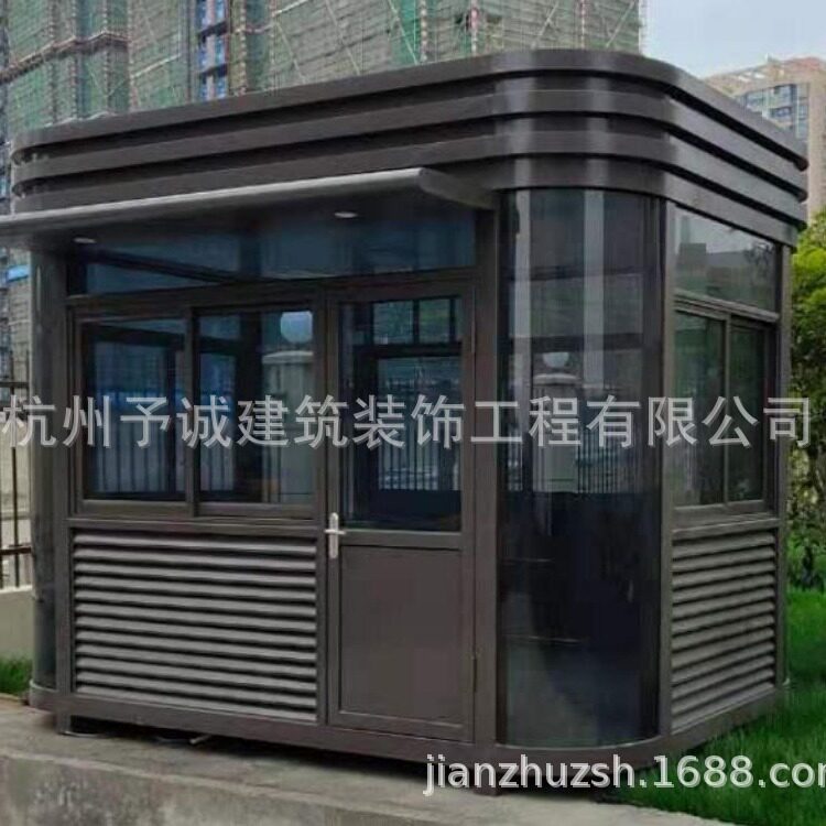 厂家钢结构岗亭颜色可选驿站保安亭值勤岗亭门卫岗亭户外值班室
