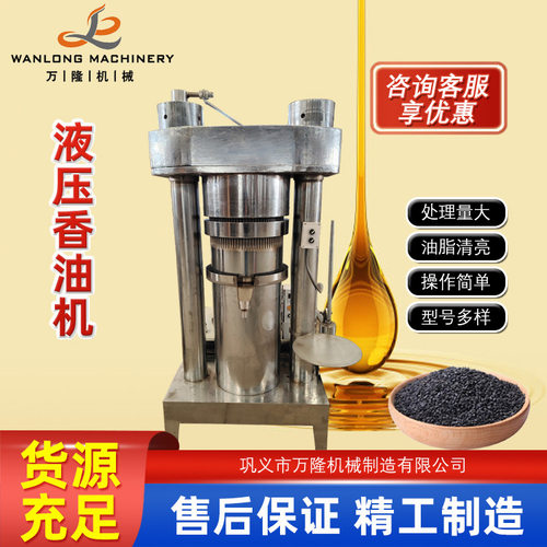 榨油机液压 芝麻炸油机 油莎豆杏仁商用碧根果椰蓉核桃立式香油机