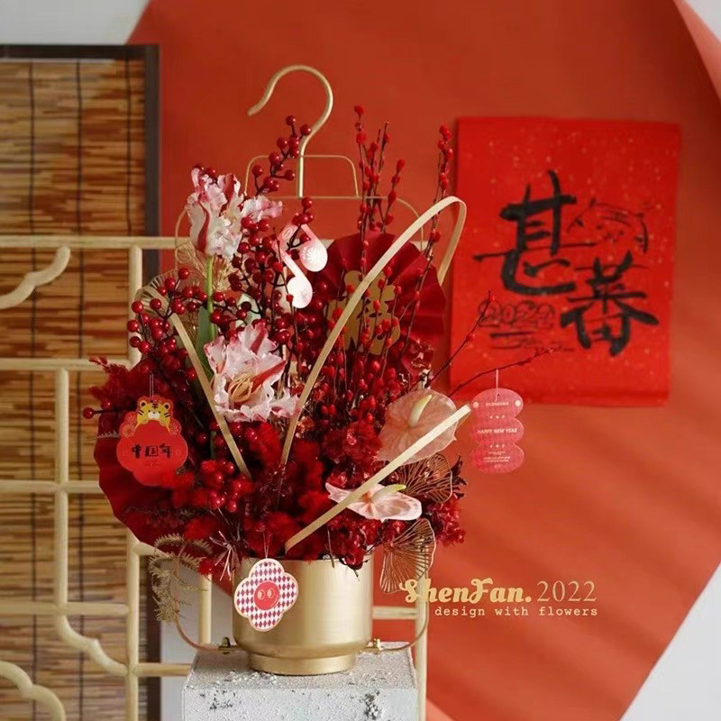 新年春节创意福桶鸟笼型瓮器年宵插瓶艺店时尚,家居饰品,福桶,淘宝优惠券,粉丝福利购,淘宝优惠卷
