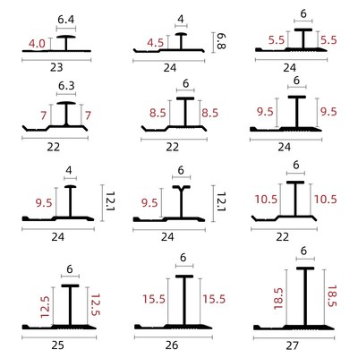 铝合金工字条t型木饰面收边条护墙板收口条碳晶板集成墙板阳角条