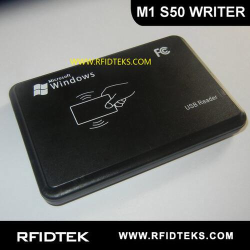 RFID读写器 13.56MHZ 1K BYTE R/W ISO14443A M1 50内码写卡器