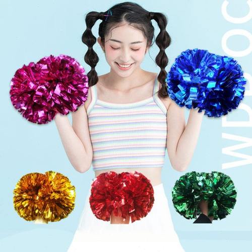 啦啦队花球学生道具舞蹈健美操拉拉队手摇花啦啦操花啦啦球亮光