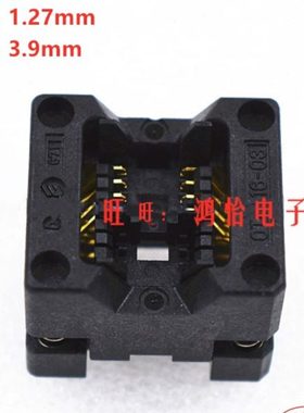 进口Enplas测试座SOP8/OTS-8(16)-1.27-03老化编程座烧录座转接器