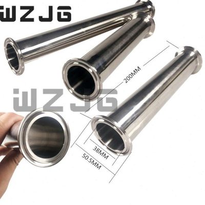 WZJG 304不锈钢快装直管/卡箍式快速连接管直通卡盘管子