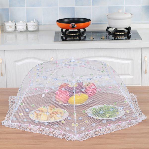 饭菜罩子可折叠餐桌罩剩菜食家用菜盖碗罩遮菜罩伞夏季厨房防蝇,收纳整理,餐桌罩,淘宝优惠券,粉丝福利购,淘宝优惠卷
