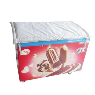 冰柜保温被冰箱防晒双面防水隔热罩展示冷柜冰棒冰糕商用遮阳冷柜