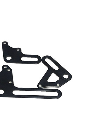 通用电动车电摩托碟刹连板AB泵双泵转接码下泵180220右装固定支架