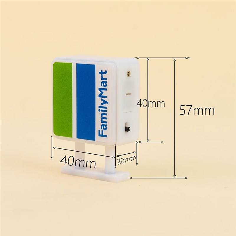 冰箱贴磁贴个性创意711便利店3D立体发光灯牌冰箱高颜值装饰贴