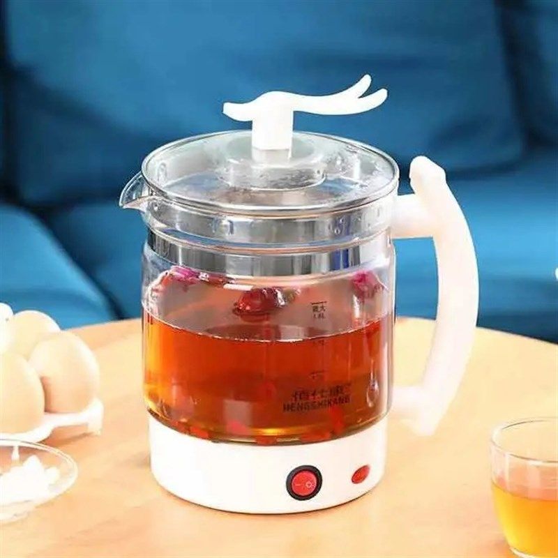 养生壶家用1.8L大容量加厚玻璃多功能一体电热水壶煮花茶烧水壶,厨房电器,养生壶/煎药壶/养生杯,淘宝优惠券,粉丝福利购,淘宝优惠卷