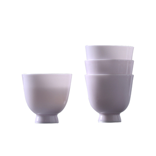 品茗杯粉色主人杯景德镇陶瓷功夫茶具全手工薄胎小茶杯单杯茶席杯