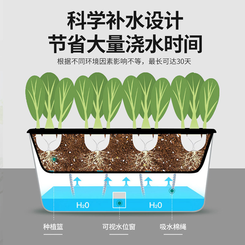 种菜神器家庭阳台立体多层蔬菜花卉绿植组合种植箱自动吸水花盆架,鲜花速递/花卉仿真/绿植园艺,花盆,淘宝优惠券,粉丝福利购,淘宝优惠卷