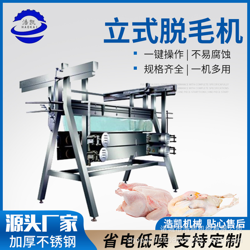 鸽子立式脱毛机 家禽不锈钢立式机 家禽自动机鸡鸭屠宰流水线