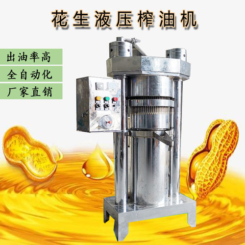 花生液压榨油机 立式核桃茶籽芝麻香油机 开油坊用菜籽椰蓉榨油机