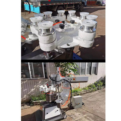半自动马肚型岩板磨角机 岩板异型磨边机 鸭嘴边斜边玻璃抛光机