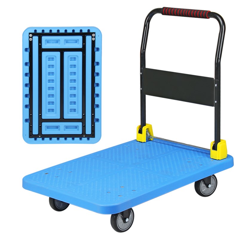 重型小推车拉货手推车搬运车家用平板车便携拖车折叠小拉车手拉车