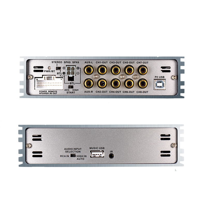 景图声渊汽车音响DP音频处理器路1段8声道车载功放无损安装