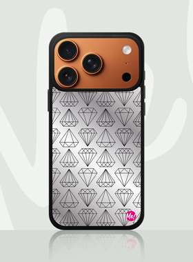 CASE 苹果iPhone17 Pro Max钻石爱心奢华手机壳17/17Air/17Pro闪耀磁吸镜面保护套