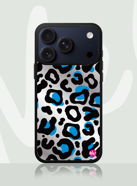 CASE iPhone17 Pro Max 手机壳MagSafe磁吸霓虹豹纹Pro/Plus镜面潮牌个性创意防摔保护套