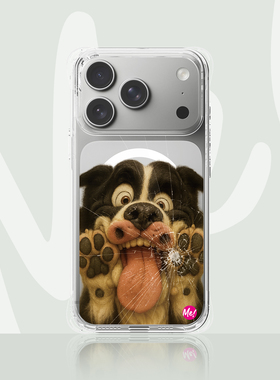 苹果iPhone17Pro手机壳MagSafe磁吸17Air/ProMax搞笑小狗防摔全包保护壳个性创意潮流