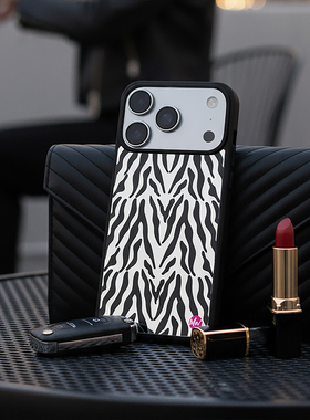 CASE iPhone 17 Pro 系列 野性斑马镜面磁吸手机壳 MagSafe强力吸附 立体浮雕设计 16/17 Air通用