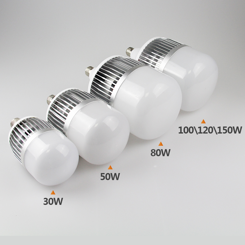 蓝欣LED灯泡鳍片球泡灯大功率超亮节能灯WW100W0W1WW