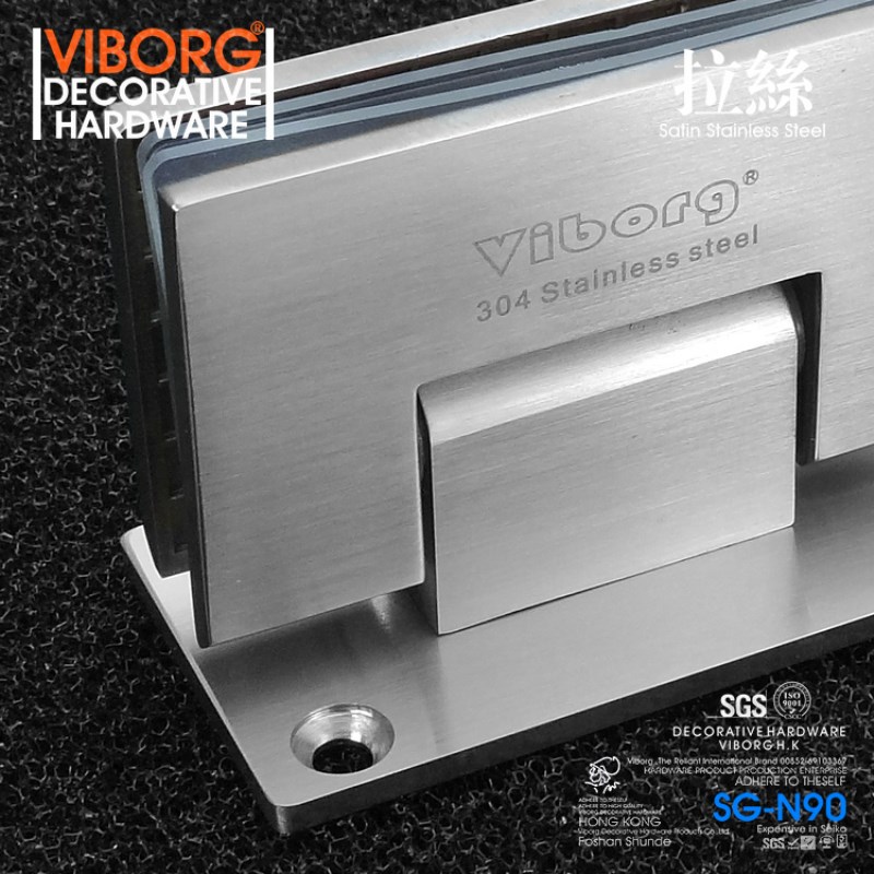 香港域堡 0不锈钢无框玻璃门合页90度浴室夹淋浴房铰链折页