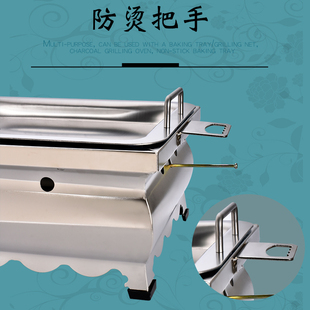 锡纸包鱼烤鱼炉商用新款愿者上钩万州烤鱼环保油烤鱼炉加厚