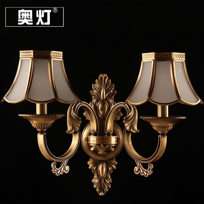 奥灯头欧式地中海壁灯电视背景墙壁阳台走廊灯镜前壁灯