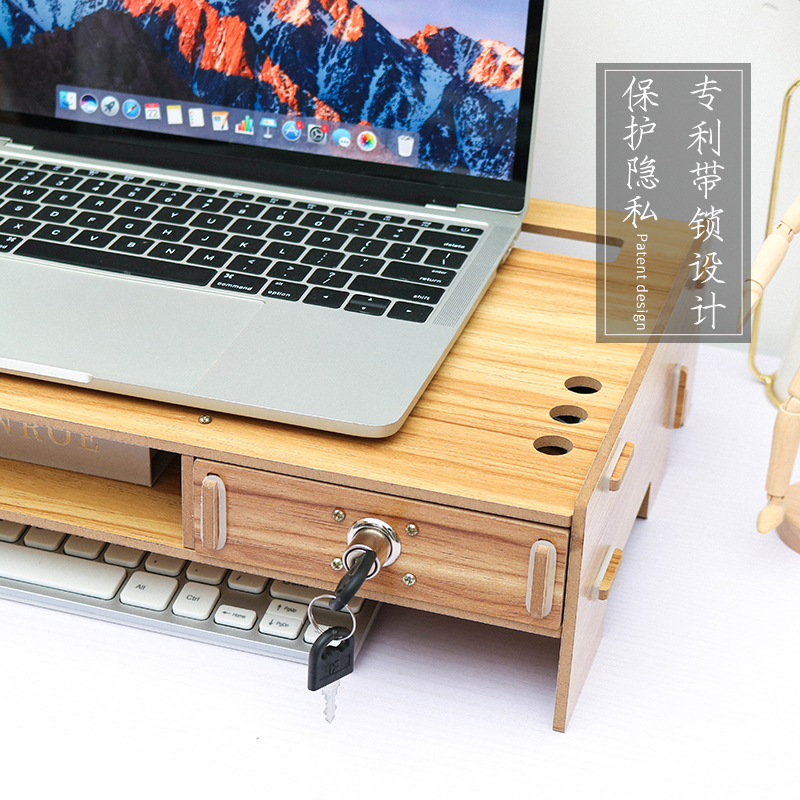 游戏笔记本电脑显示器17寸组合支架托架子宿舍散热桌面增高型收纳