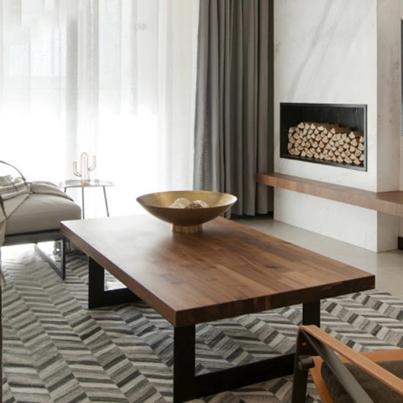 创意茶几实木客厅家用小户型长方形简约现代高泡茶桌餐桌两用方桌