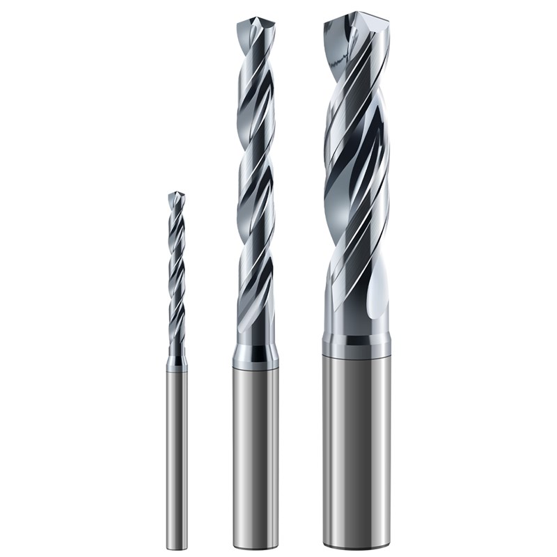 不锈钢钻头合金超硬整体钨钢欧标品质5D倍径麻花钻打孔钻头