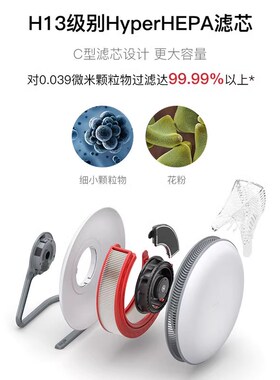 瑞士IQi桌面空气净化器办公室小型个人净化机便携em De