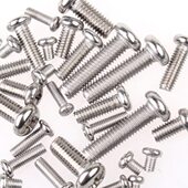 304不锈钢GB818十字槽盘头螺钉PM圆头机丝 元 头螺丝M1M1.2M1.4