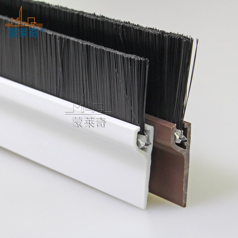 自粘型门底密封条宾馆酒店房门缝防E风隔音条推拉木门防盗门挡毛