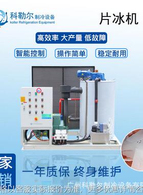 出口制冰机3吨片冰机海产品保鲜降温片状冰制冰设备KP30