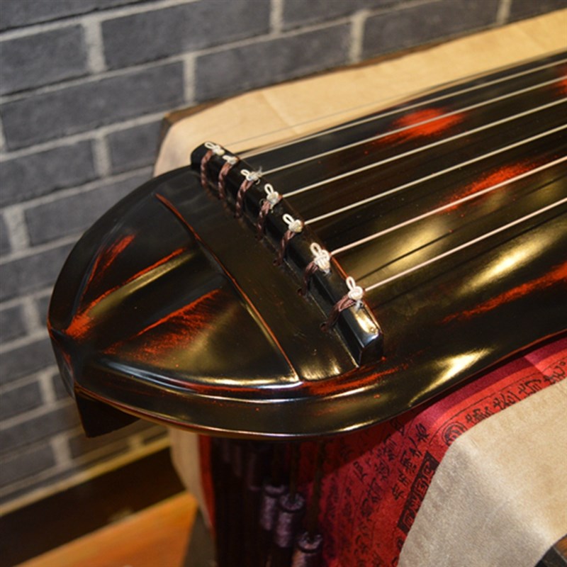 古琴蕉叶式专业级生漆古琴高级演奏蕉叶式古琴名师精斫送全套配件