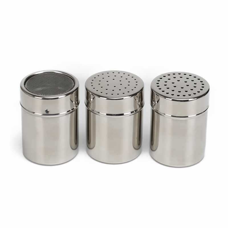 304不锈钢调料罐子调味料瓶撒粉罐旋转盒孜然粉胡椒辣椒厨房烧烤
