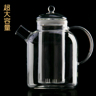 大容量耐高温烧水壶 玻璃煮茶壶 电陶炉用家用加厚养生过滤泡茶壶