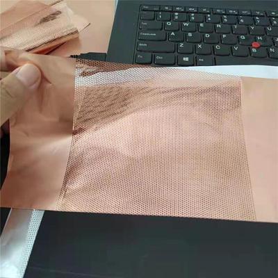 微孔铜箔铝箔固态电池锂电池用 新能源动力电池级集流体 多孔冲型