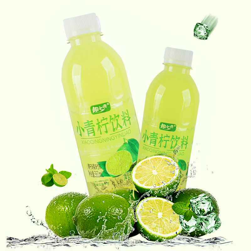 趣小馋小青柠汁果汁饮料夏季水果味网红爆款饮品360ml*12瓶整箱