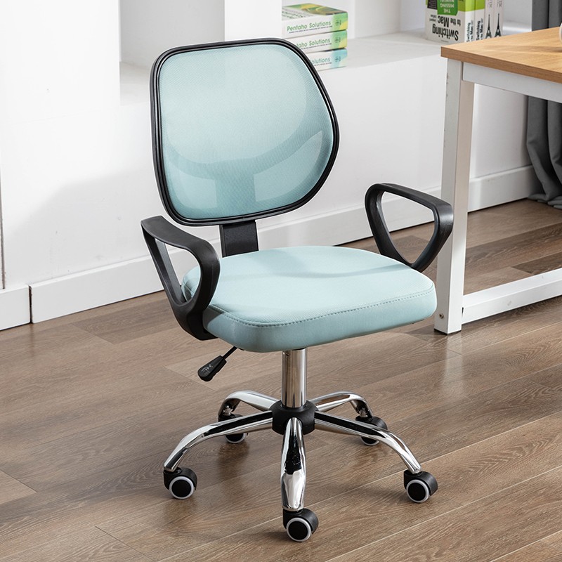 电脑新款组装网布椅办公椅小户型家用简约写字椅省空间无扶手升降