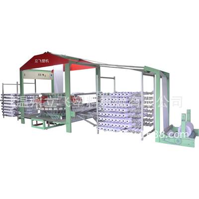温州塑编展会展示六梭中型圆织机可织1米5的大袋子